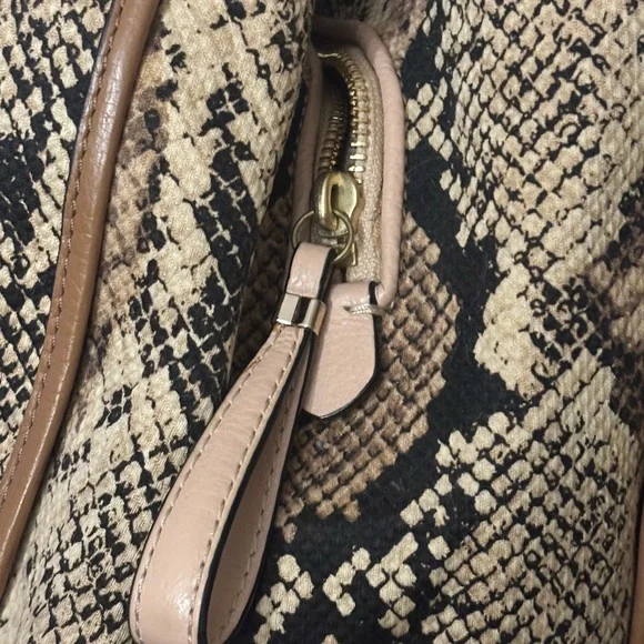 Coach Madison Python Print Phoebe Shoulder Bag - Picture 9 of 10